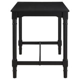 Martina 5 - piece Rectangular Spindle Leg Counter Height Dining Set Oatmeal and Black | Coaster | Home Elegance USA