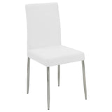 Side Chair - Maston Upholstered Dining Chairs White (Set of 4)