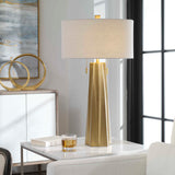 Maris Table Lamp - Gold / Beige by Uttermost - View 2