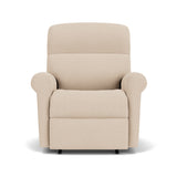 Davis Traditional Leather Power Recliner, Power Headrest | Flexsteel