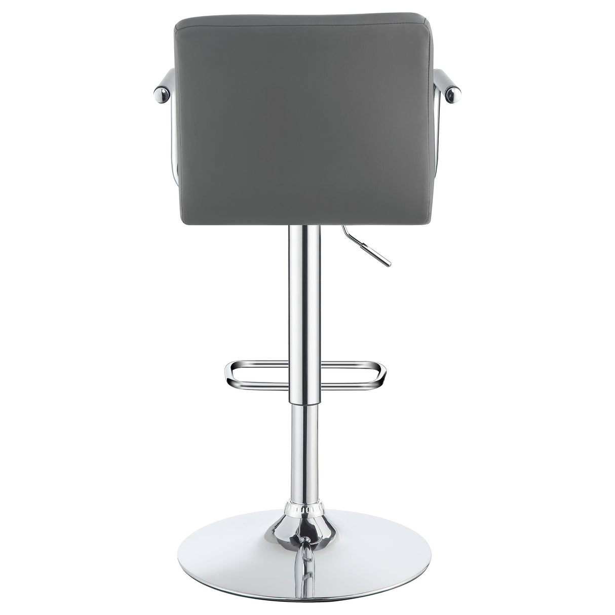 Adjustable Bar Stool - Palomar Adjustable Height Bar Stool Grey and Chrome