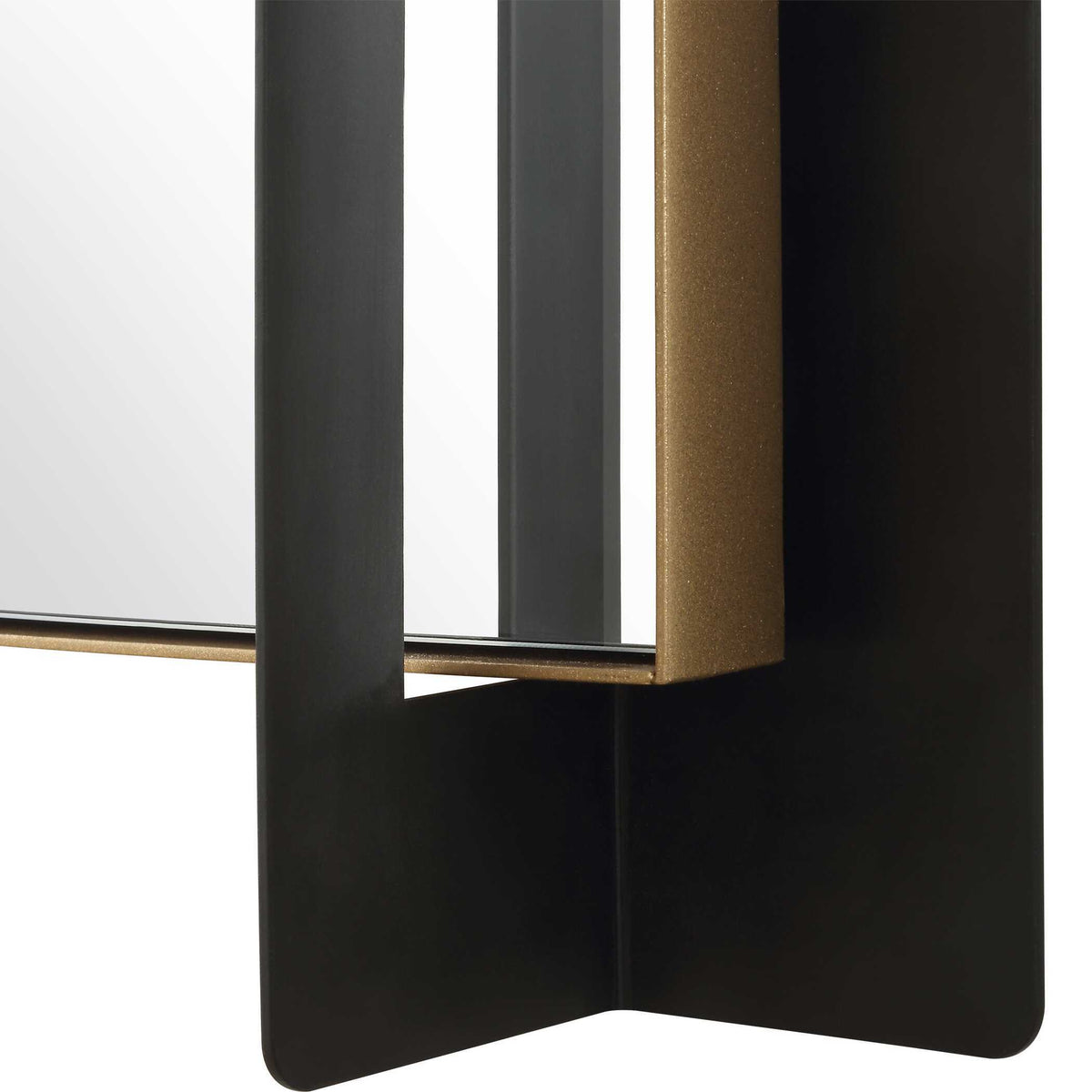 Cunene Industrial Wall Mirror - Black by Uttermost - View 5