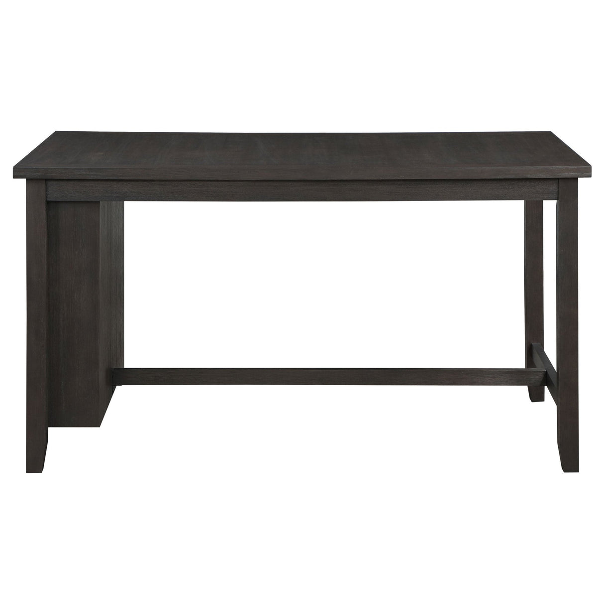 Counter Ht Dining Table - Elliston Rectangular Counter Height Dining Table with Storage Shelves Dark Grey | Coaster | Home Elegance USA