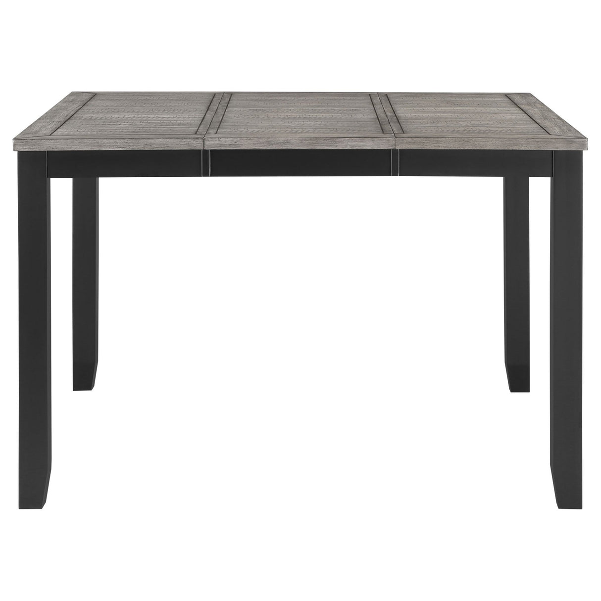 Counter Height Dining Table - Elodie Counter Height Dining Table with Extension Leaf Grey and Black