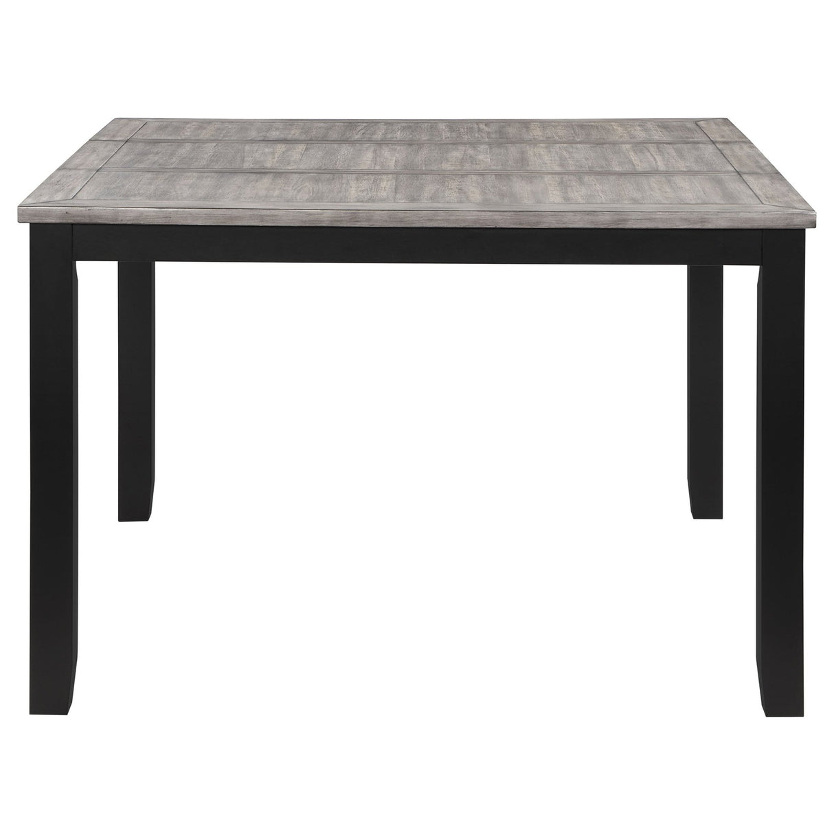 Counter Height Dining Table - Elodie Counter Height Dining Table with Extension Leaf Grey and Black