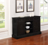 Sideboard - Phelps 2-door Rectangular Server Antique Noir