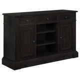 Sideboard - Phelps 2-door Rectangular Server Antique Noir