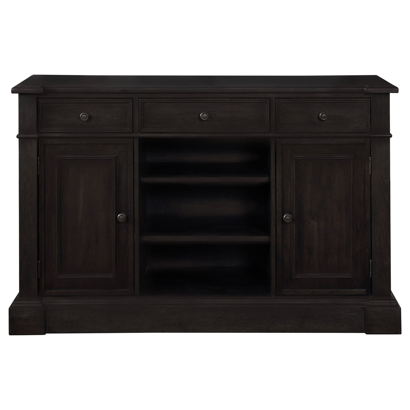 Sideboard - Phelps 2-door Rectangular Server Antique Noir