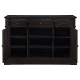 Sideboard - Phelps 2-door Rectangular Server Antique Noir