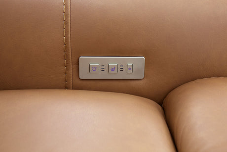 Lyra Lift Chair With Power Recline, Headrest And Lumbar - Light Brown by Hooker Furniture - View 4