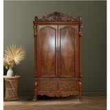 Acme - Dresden Wardrobe/Tv Armoire 12147 Cherry Oak Finish