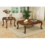 Acme - Dresden Coffee Table 12165 Cherry Oak Finish