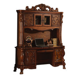 Acme - Dresden Executive Computer Desk W/Hutch 12172 Cherry Oak Finish