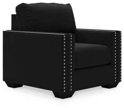 Ashley Onyx Gleston Chair - Velvet