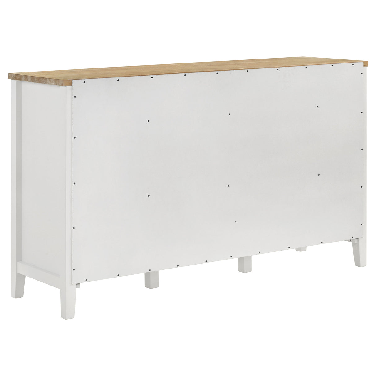 Sideboard - Hollis 2-door Dining Sideboard with Drawers Brown and White