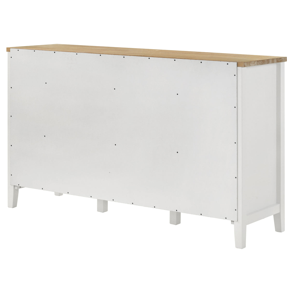 Sideboard - Hollis 2-door Dining Sideboard with Drawers Brown and White