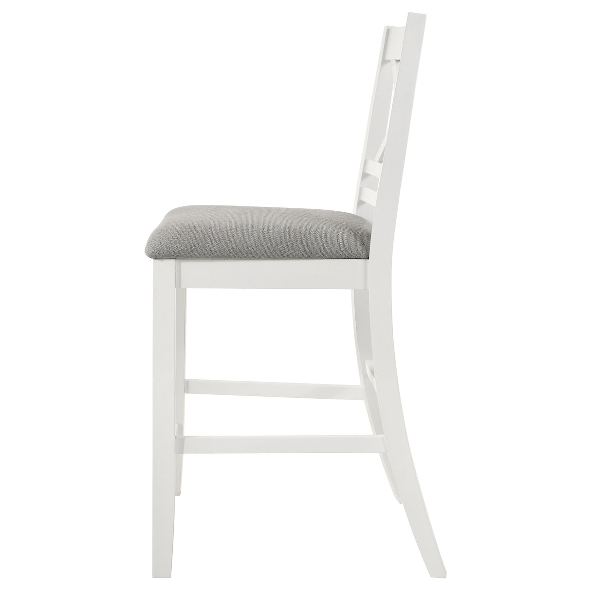 Counter Ht Dining Chair - Hollis X-Back Counter Height Dining Chairs White and Grey (Set of 2)