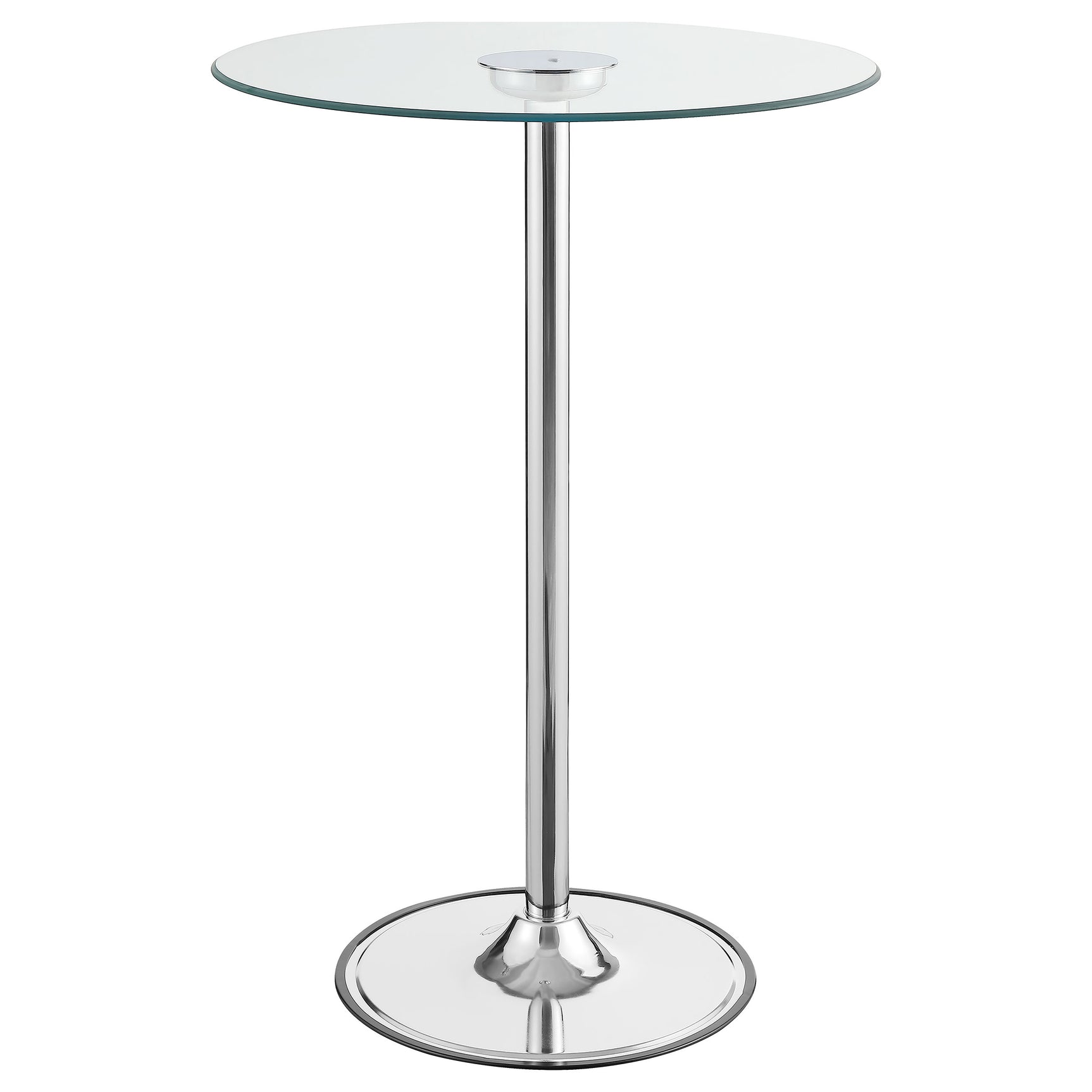 Bar Table - Thea LED Bar Table Chrome and Clear