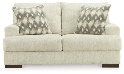 Ashley Parchment Caretti Loveseat - Velvet | Home Elegance USA