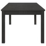 Marbrisa 5 - piece Rectangular Dining Table Set Matte Black | Coaster | Home Elegance USA