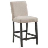 Alba Boucle Upholstered Counter Height Dining Chair Beige and Charcoal Grey (Set of 2) | Coaster - 123129 - Home Elegance USA - 3