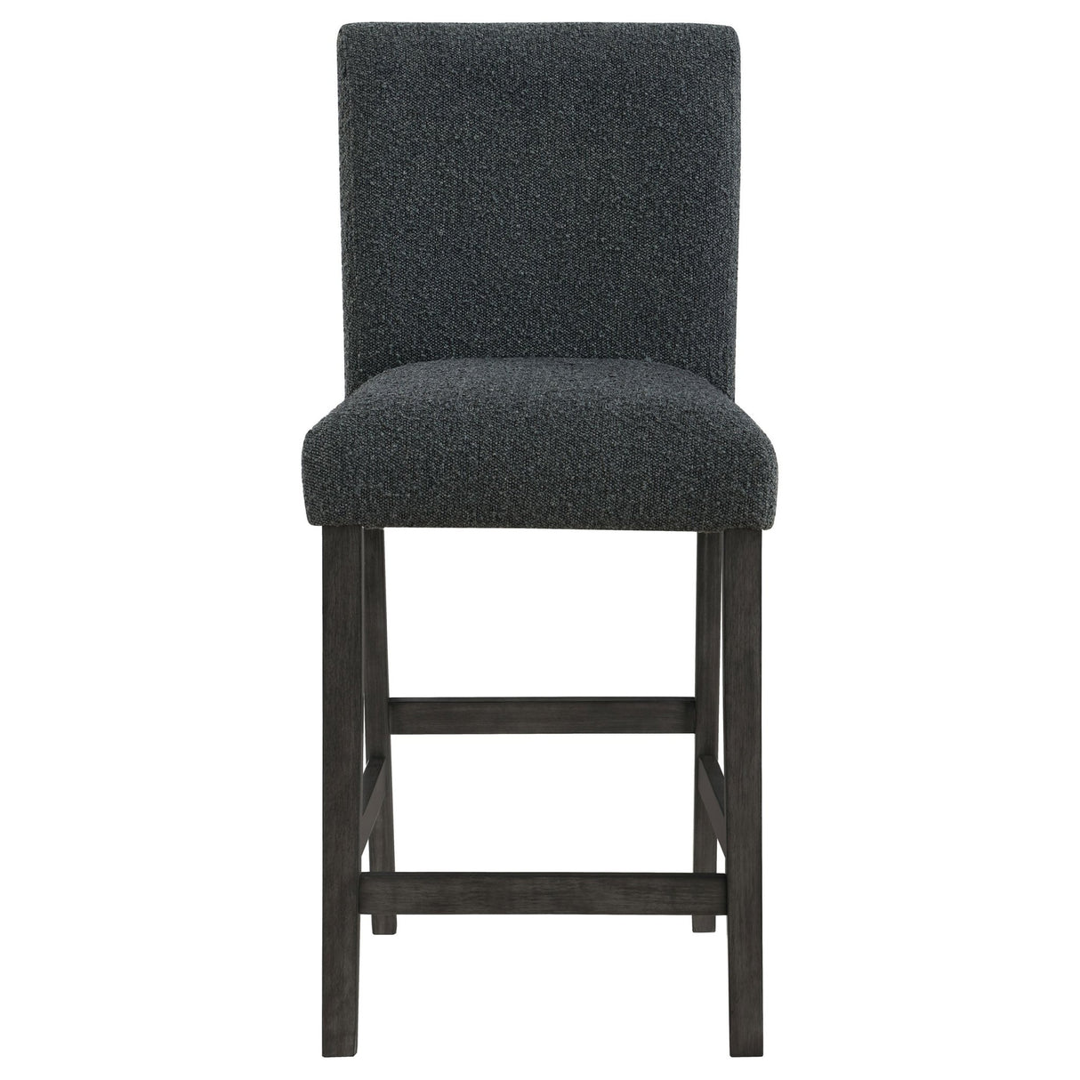 Alba Boucle Upholstered Counter Height Dining Chair Black and Charcoal Grey (Set of 2) | Coaster - 123139 - Home Elegance USA - 4