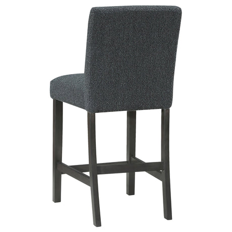 Alba Boucle Upholstered Counter Height Dining Chair Black and Charcoal Grey (Set of 2) | Coaster - 123139 - Home Elegance USA - 7