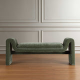Manson Bench Moss - Dark Green by Uttermost - View 4