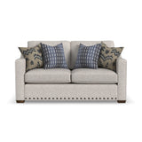 Milo Fabric Loveseat With Nailhead Trim | Flexsteel