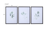 Simple Sage Watercolor Prints (Set of 3) - White / Green by Uttermost - View 7