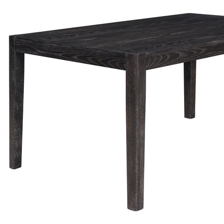 TREXM 7-Piece Retro Dining Table Set for 6, 1 Rectangular Wood Dining Table Set for 6 with Upholstered Chairs for Dining Room and Kitchen (Espresso) - sold by Home Elegance USA