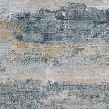 Bremen Modern 5 X 7.5 Rug Light Gray & Blue - Light Gray / Blue by Uttermost - View 4
