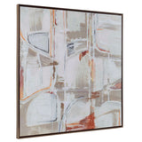 Neutral Nirvana Abstract Canvas Art - Light Brown by Uttermost - View 4