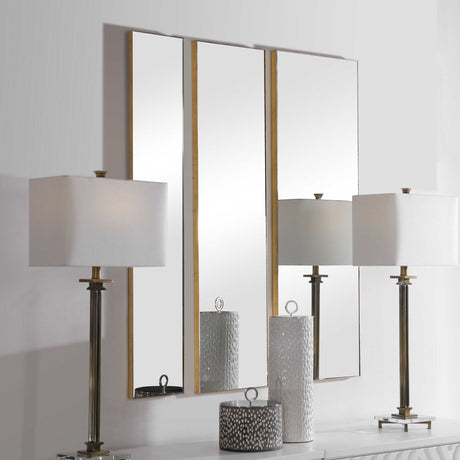 Rowling Mirrors (Set of 3) Gold - Silver by Uttermost - View 3