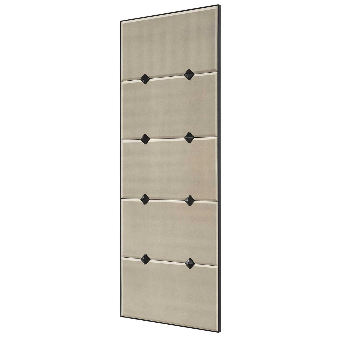 Serchio Oversized Iron Mirror - Gray by Uttermost - View 3