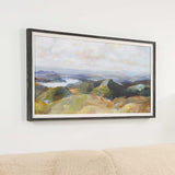 Above The Lakes Framed Landscape Print - Gray by Uttermost - View 3