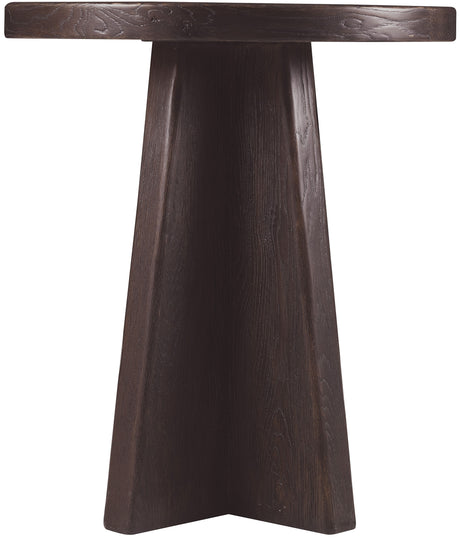 Driftwood Round End Table Burnt Timber - Black by Hooker Furniture - View 5