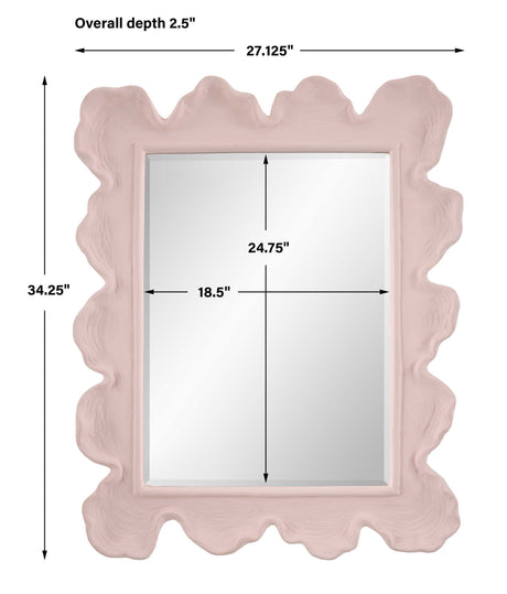 Sea Coral Mirror - Pink by Uttermost - View 8