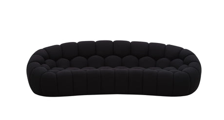 Divani Casa Yolonda - Modern Curved Black Fabric Sofa Set | VIG - Home Elegance USA