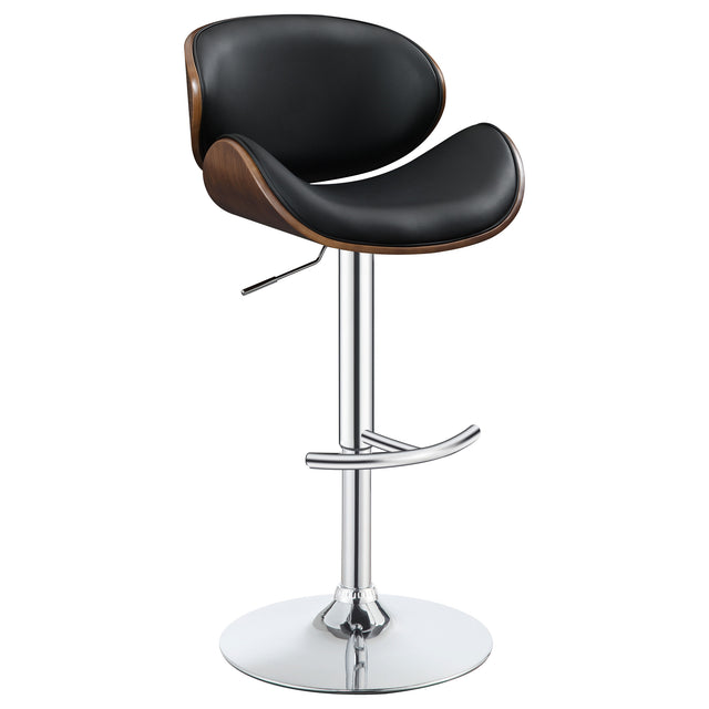 Adjustable Bar Stool - Harris Adjustable Bar Stool Black and Chrome