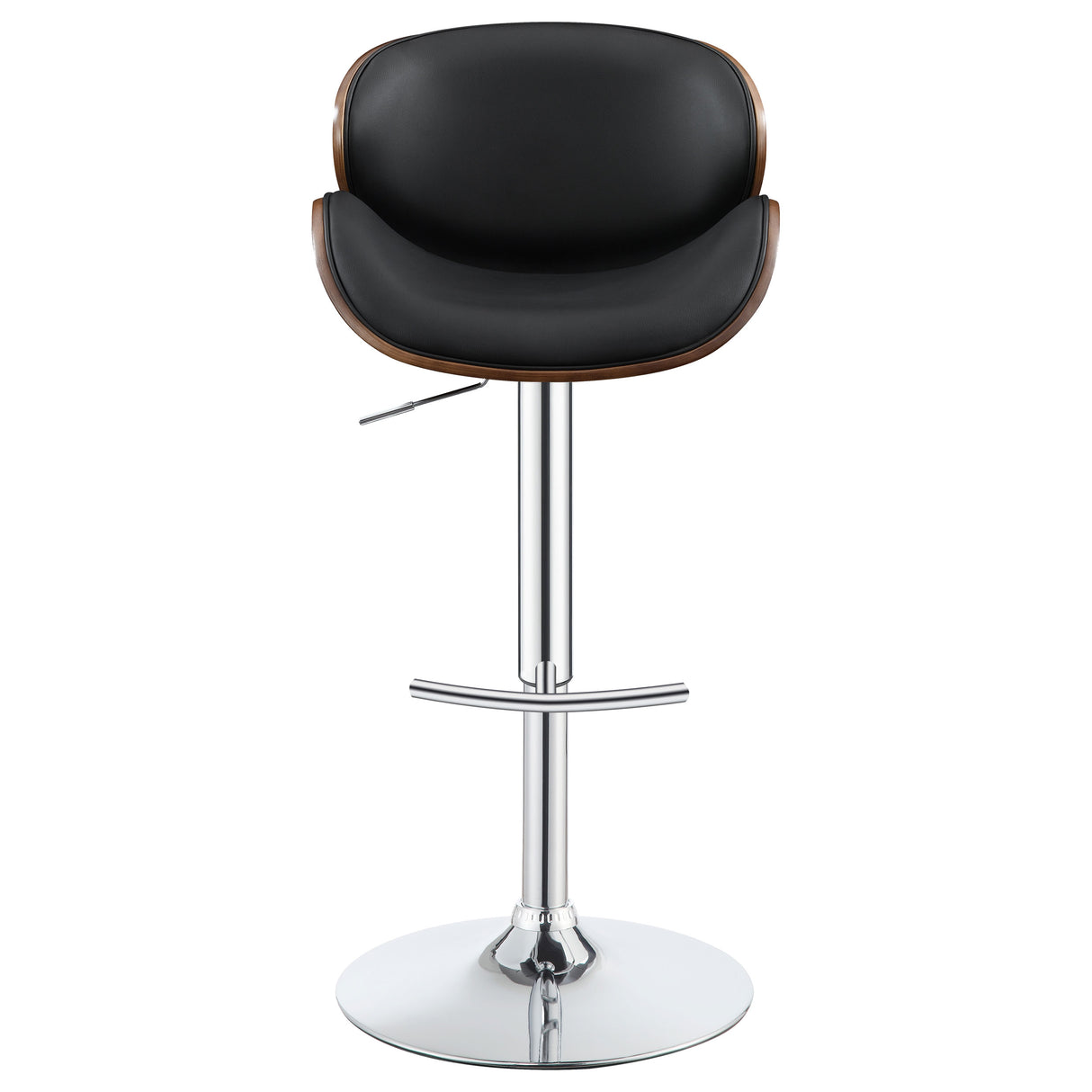 Adjustable Bar Stool - Harris Adjustable Bar Stool Black and Chrome