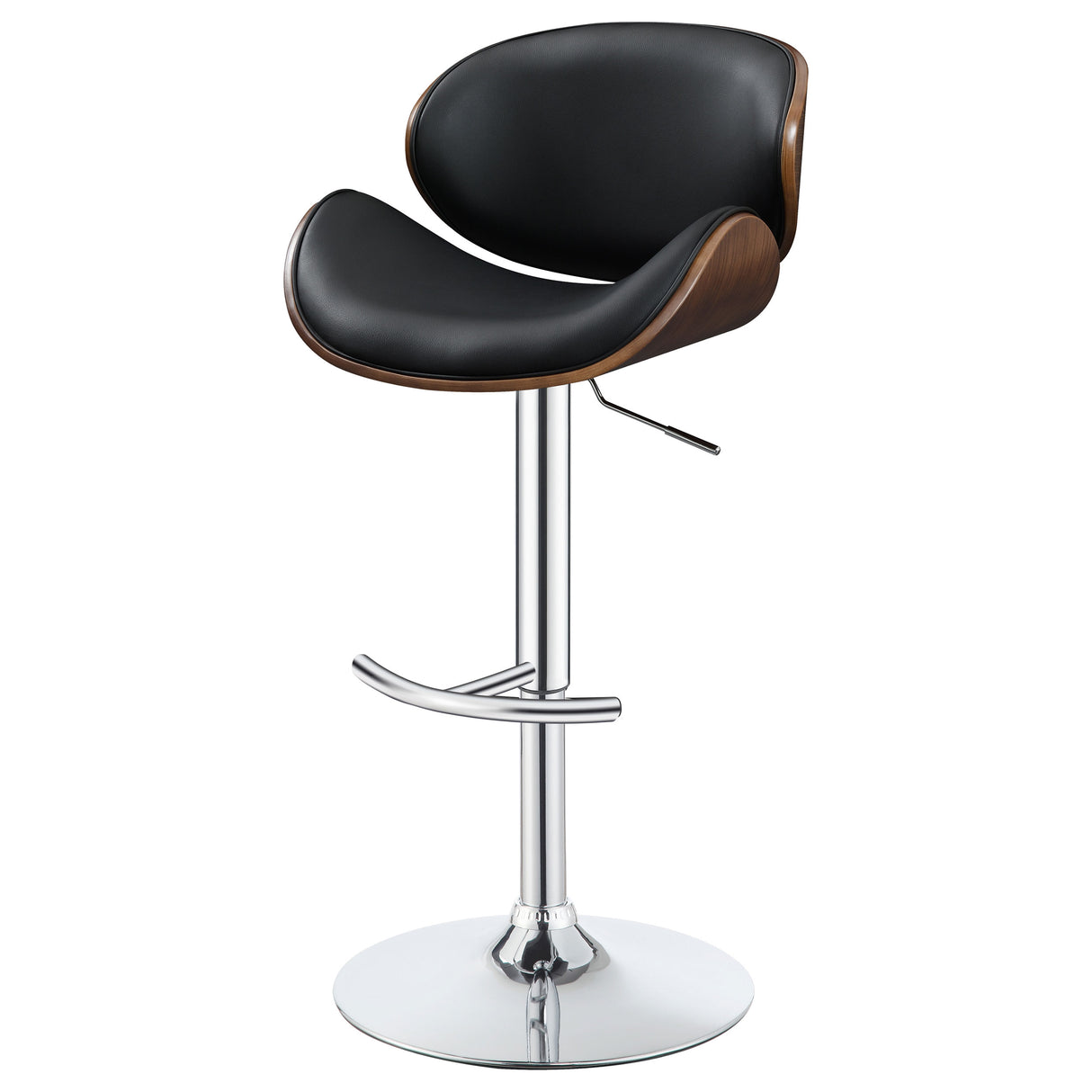 Adjustable Bar Stool - Harris Adjustable Bar Stool Black and Chrome