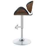 Adjustable Bar Stool - Harris Adjustable Bar Stool Black and Chrome