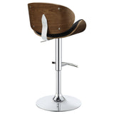 Adjustable Bar Stool - Harris Adjustable Bar Stool Black and Chrome