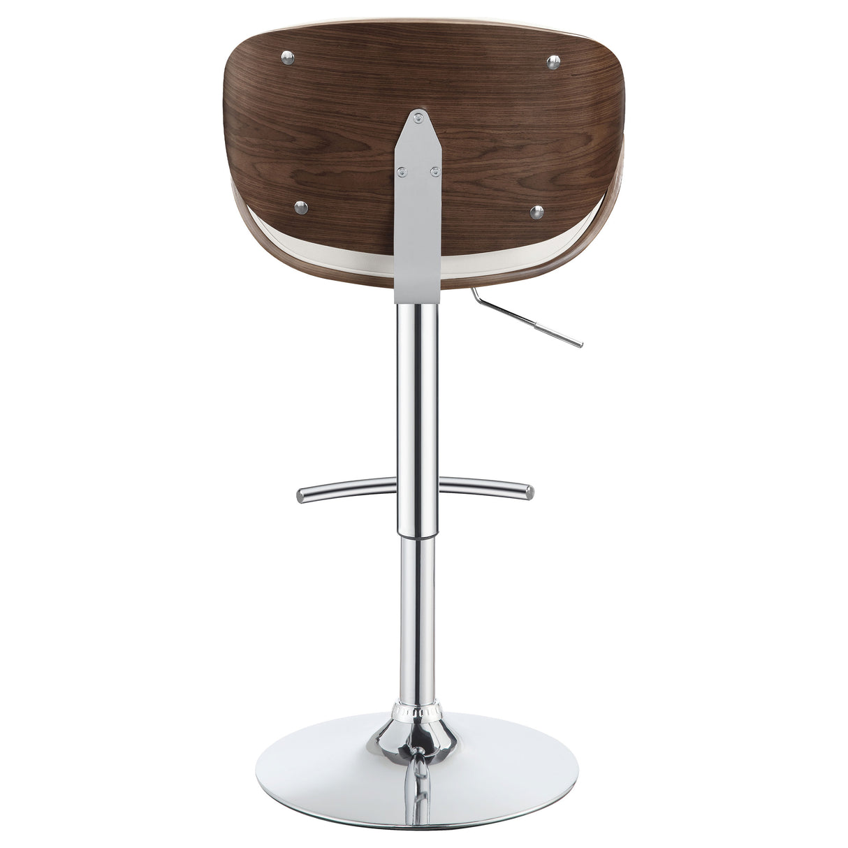 Adjustable Bar Stool - Harris Adjustable Bar Stool Ecru and Chrome