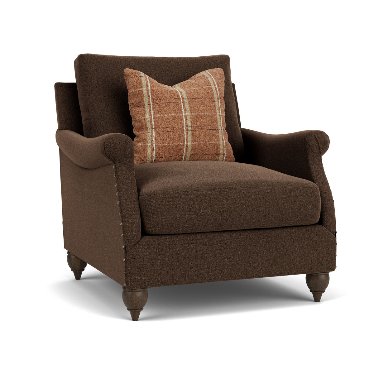 Veda Fabric Chair With Nailhead Trim | Flexsteel