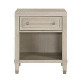 Genoa Light Oak Storage Bedroom Set with Tufted Upholstered Bed – Homelegance - Home Elegance USA