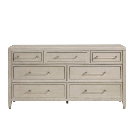 Genoa Light Oak Storage Bedroom Set with Tufted Upholstered Bed – Homelegance - sold by Home Elegance USA