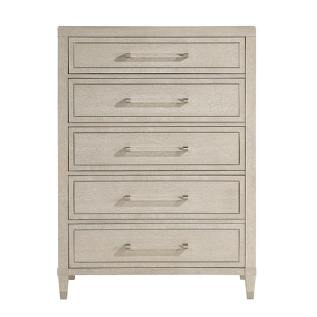 Genoa Light Oak Storage Bedroom Set with Tufted Upholstered Bed – Homelegance - sold by Home Elegance USA