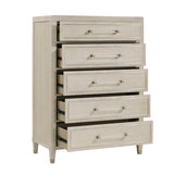 Genoa Light Oak Storage Bedroom Set with Tufted Upholstered Bed – Homelegance - Home Elegance USA